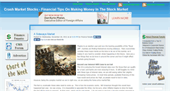 Desktop Screenshot of crashmarketstocks.com
